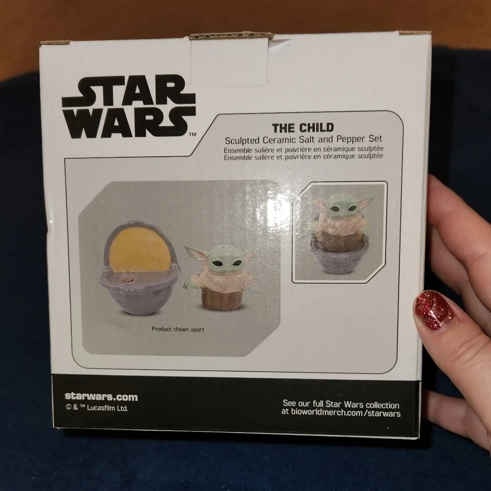 Salt & Pepper Set Star Wars Mandalorian The Child Baby Yoda - Picture 7 of 7